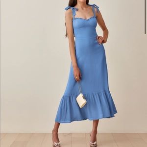 Reformation Nikita Dress Azure 💙